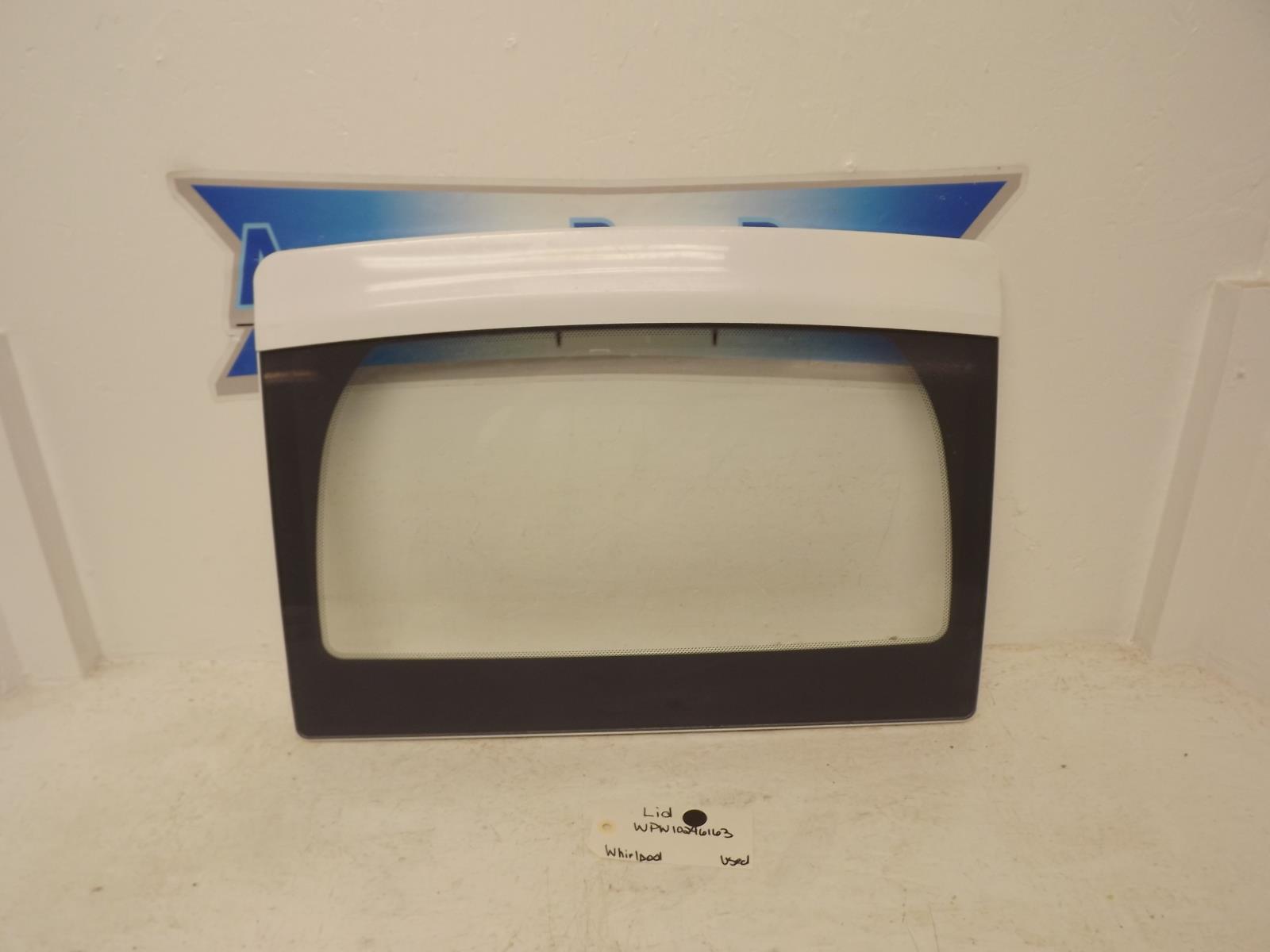 Whirlpool Washer WPW10296163 Lid Used Whirlpool Washer WPW10296163 Lid Used